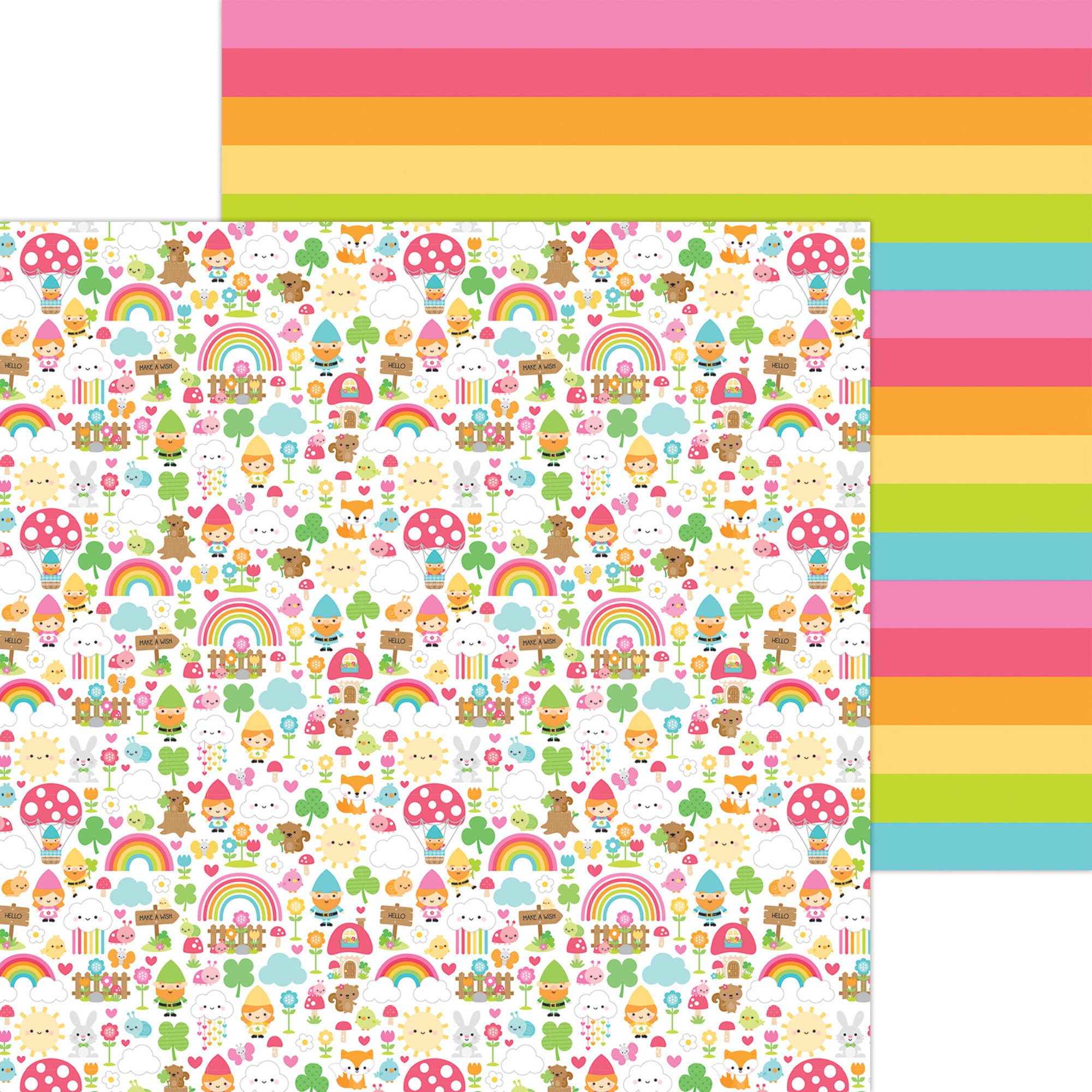 Doodlebug Design -Over The Rainbow 6x6 Inch Paper Pad - 2