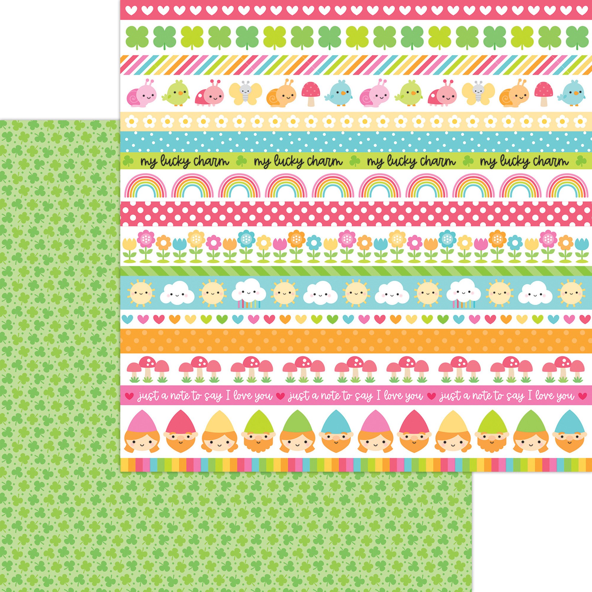 Doodlebug Design -Over The Rainbow 6x6 Inch Paper Pad - 3