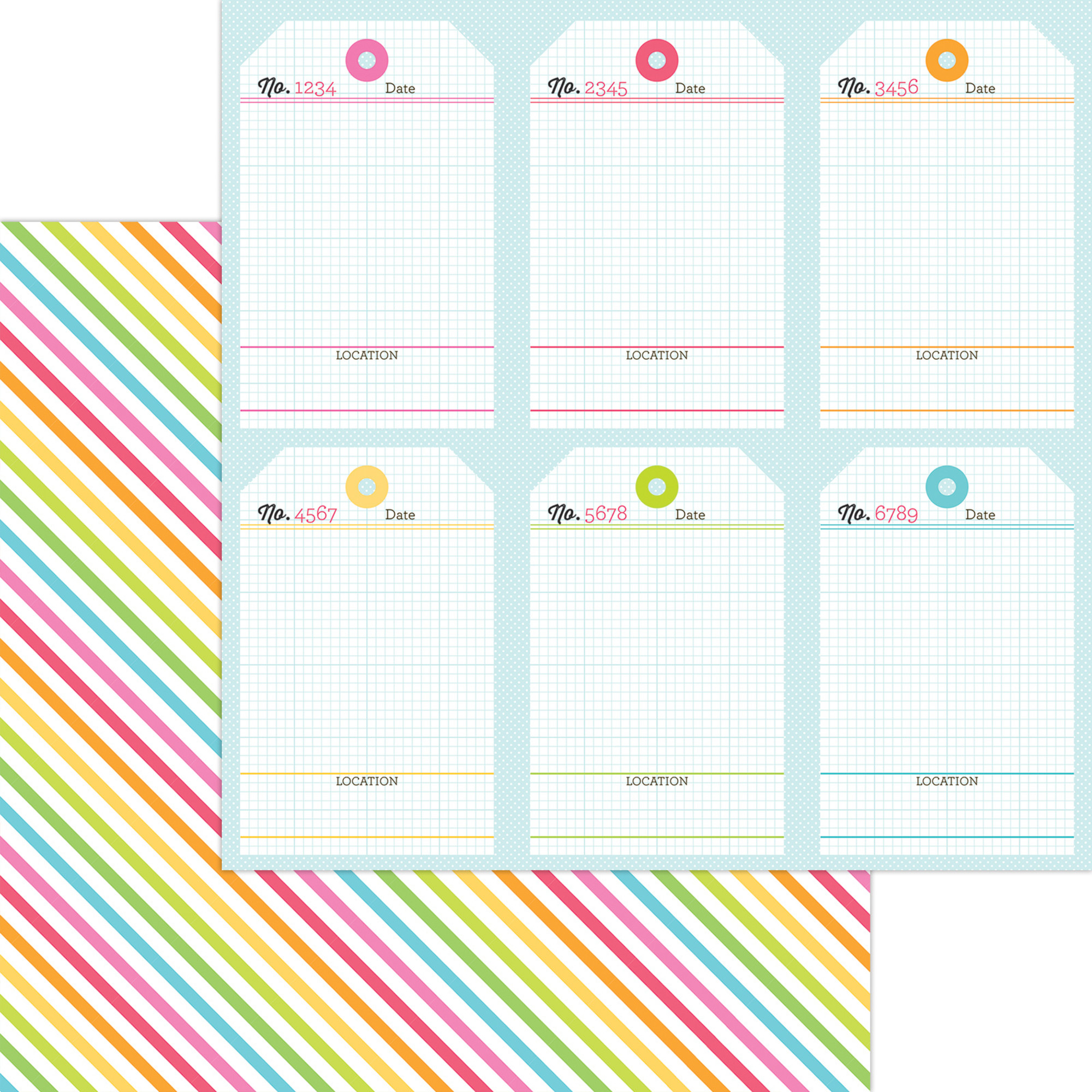 Doodlebug Design -Over The Rainbow 6x6 Inch Paper Pad - 5