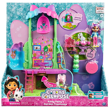 Gabby's Dollhouse Kitty Fairy's Garden Treehouse