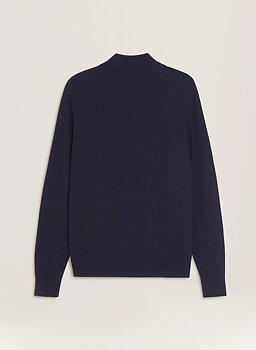 Morris - Merino John Zip - Navy