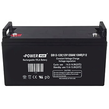 Power Plus Agm-batteri 12V 120 Ah M8