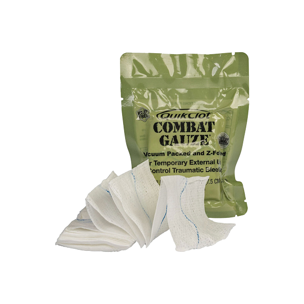Quikclot Combat Gauze, Hemostatiskt förband