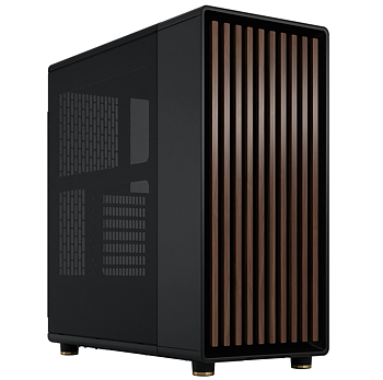 Fractal Design North, Charcoal Black, Walnut, Mesh, ATX