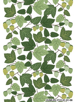 Tyg humlen, metervara från Arvidssons Textil