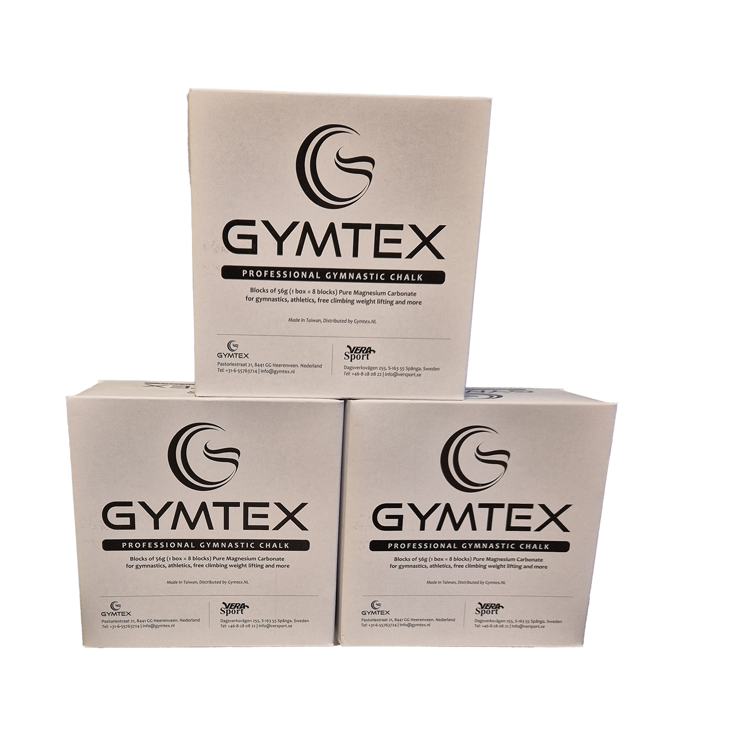 Magnesiumblock Gymtex (ESSE), låda med 8 block - 4
