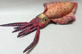 Bläckfisk kudde 76x32 cm