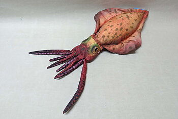 Bläckfisk kudde 76x32 cm