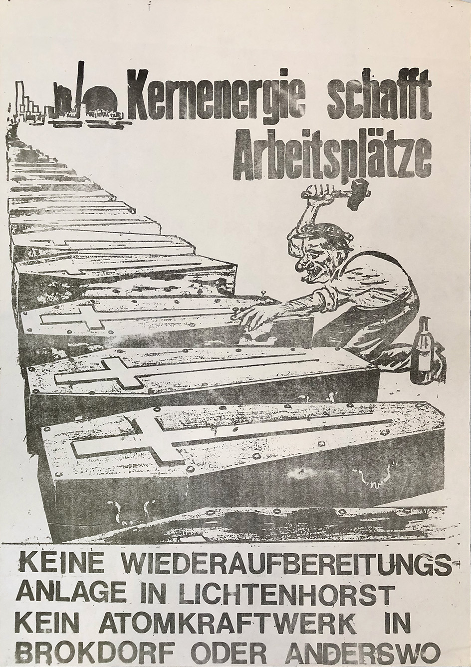 AFFISCH MOT KÄRNKRAFT