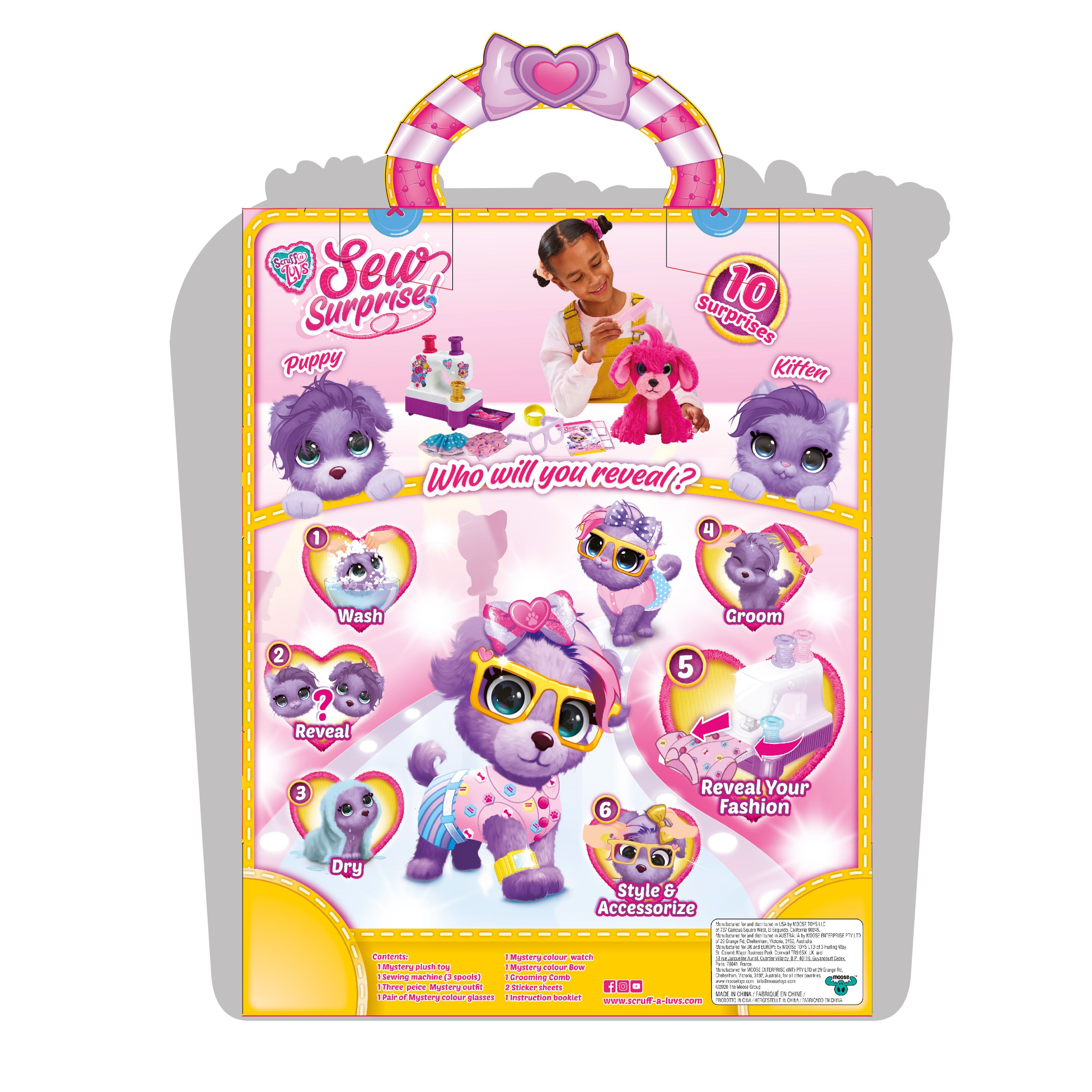 Scruff-a-luvs, Sew Wow Purple - 12