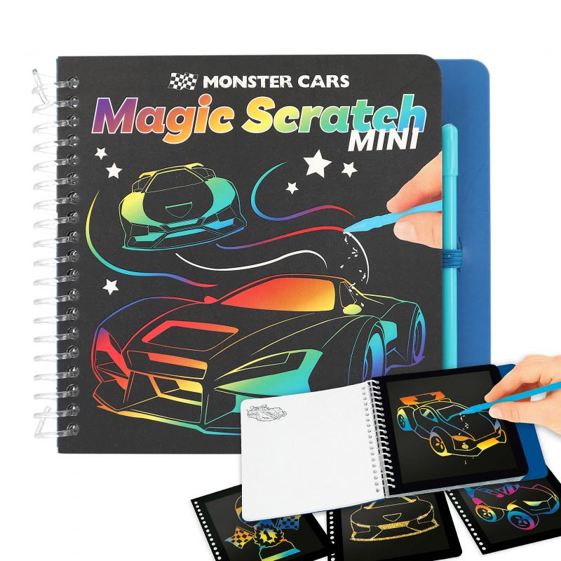 Monster Cars Mini Magic Scratch