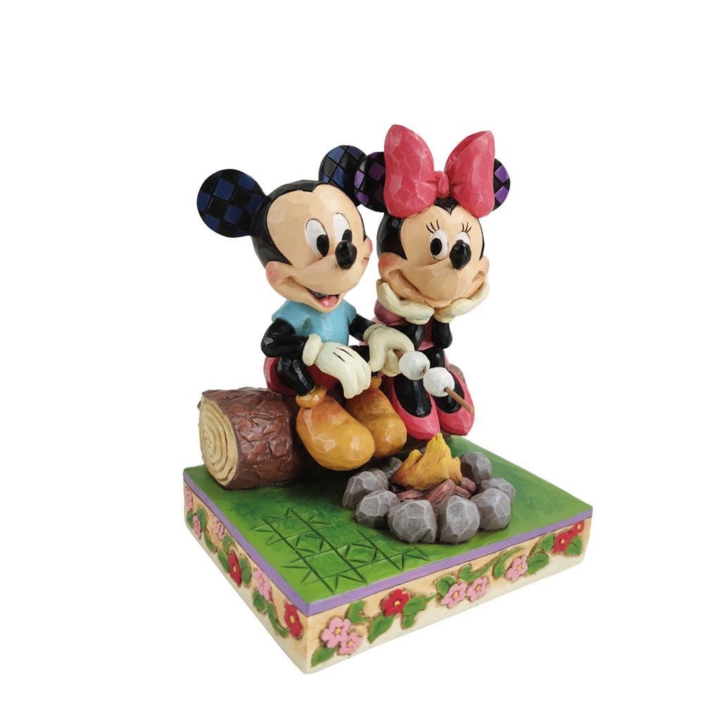 Jim Shore Figurin - Campfire (Mickey & Minnie)
