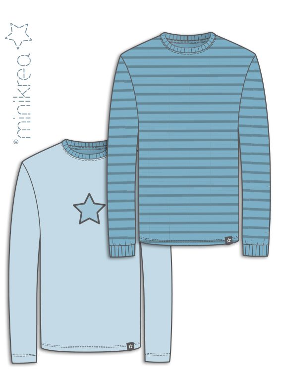 LONG-SLEEVED T-SHIRT - MINIKREA 66230 - 2