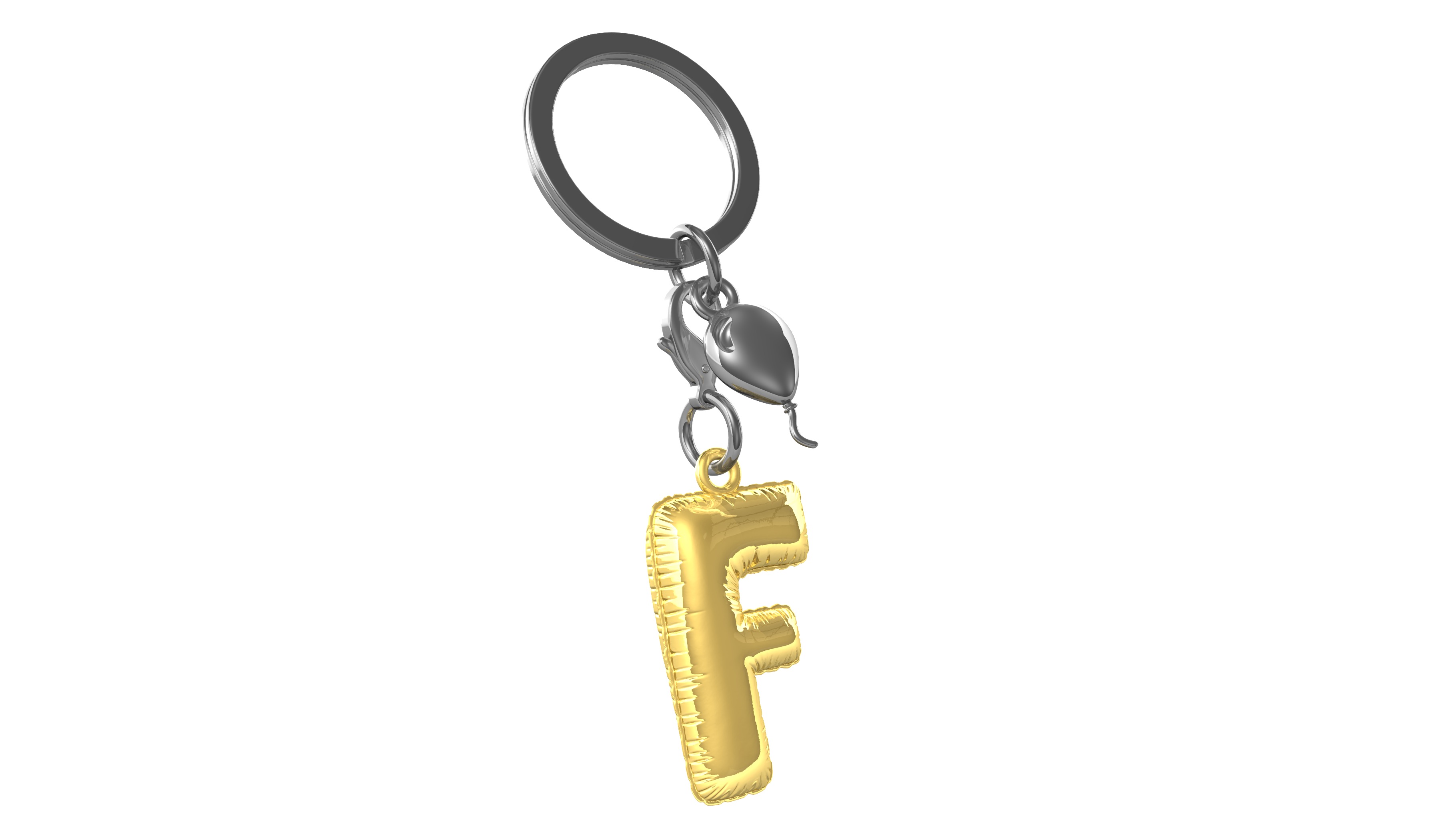Nyckelring/Berlock F - 2