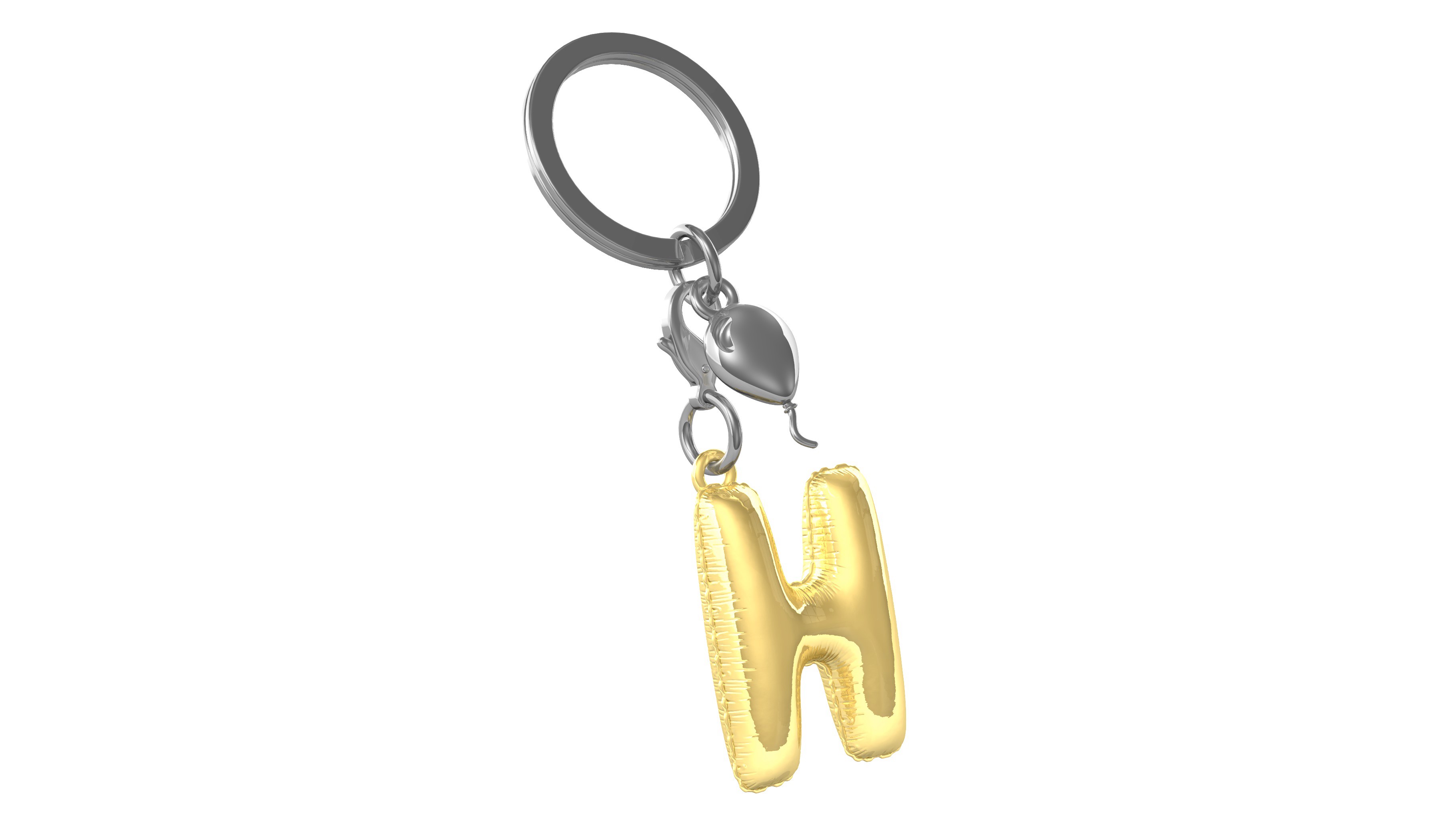 Nyckelring/Berlock H - 2