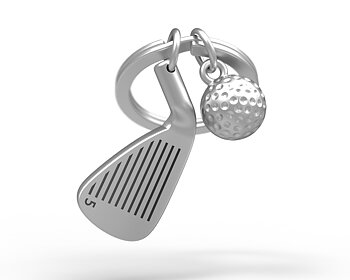 Nyckelring/Berlock Golf
