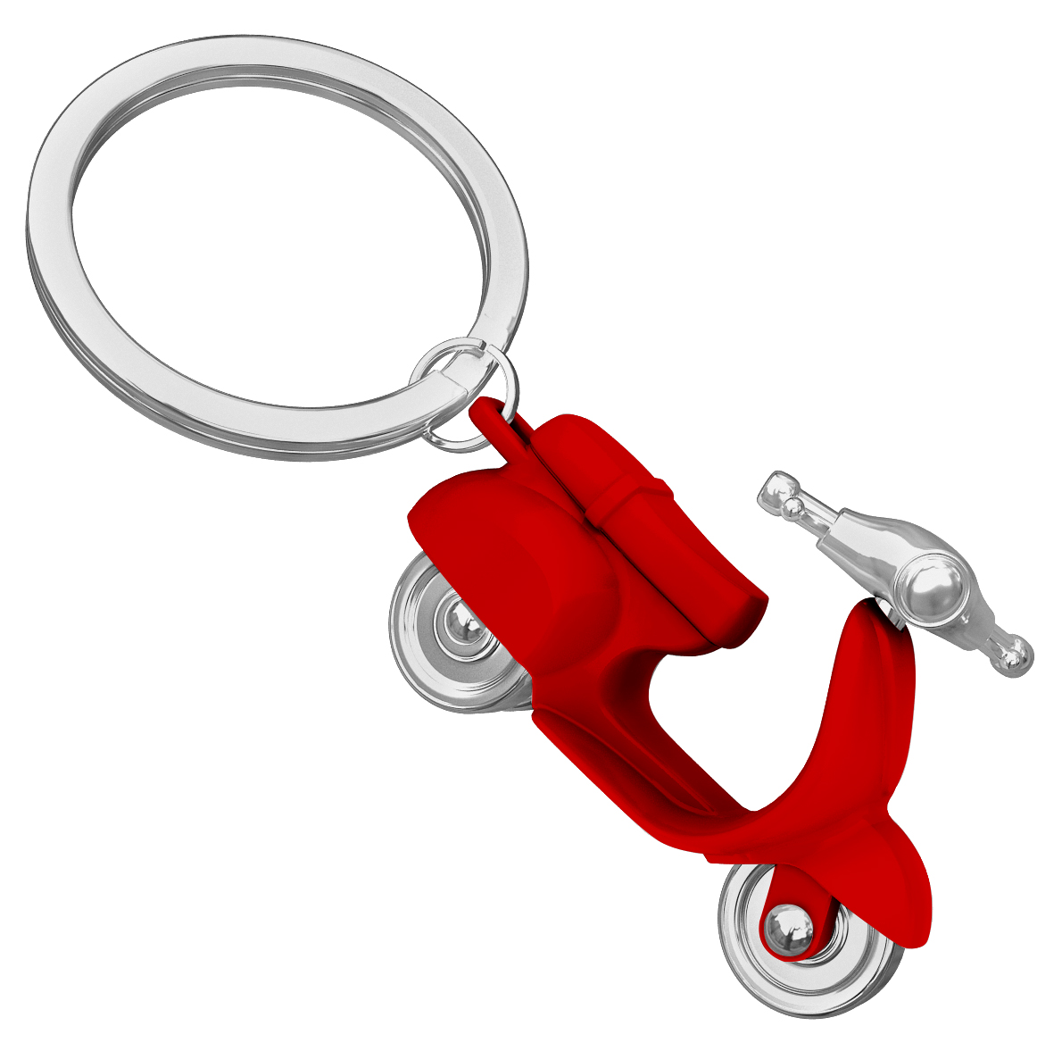 Nyckelring/Berlock Vespa, röd