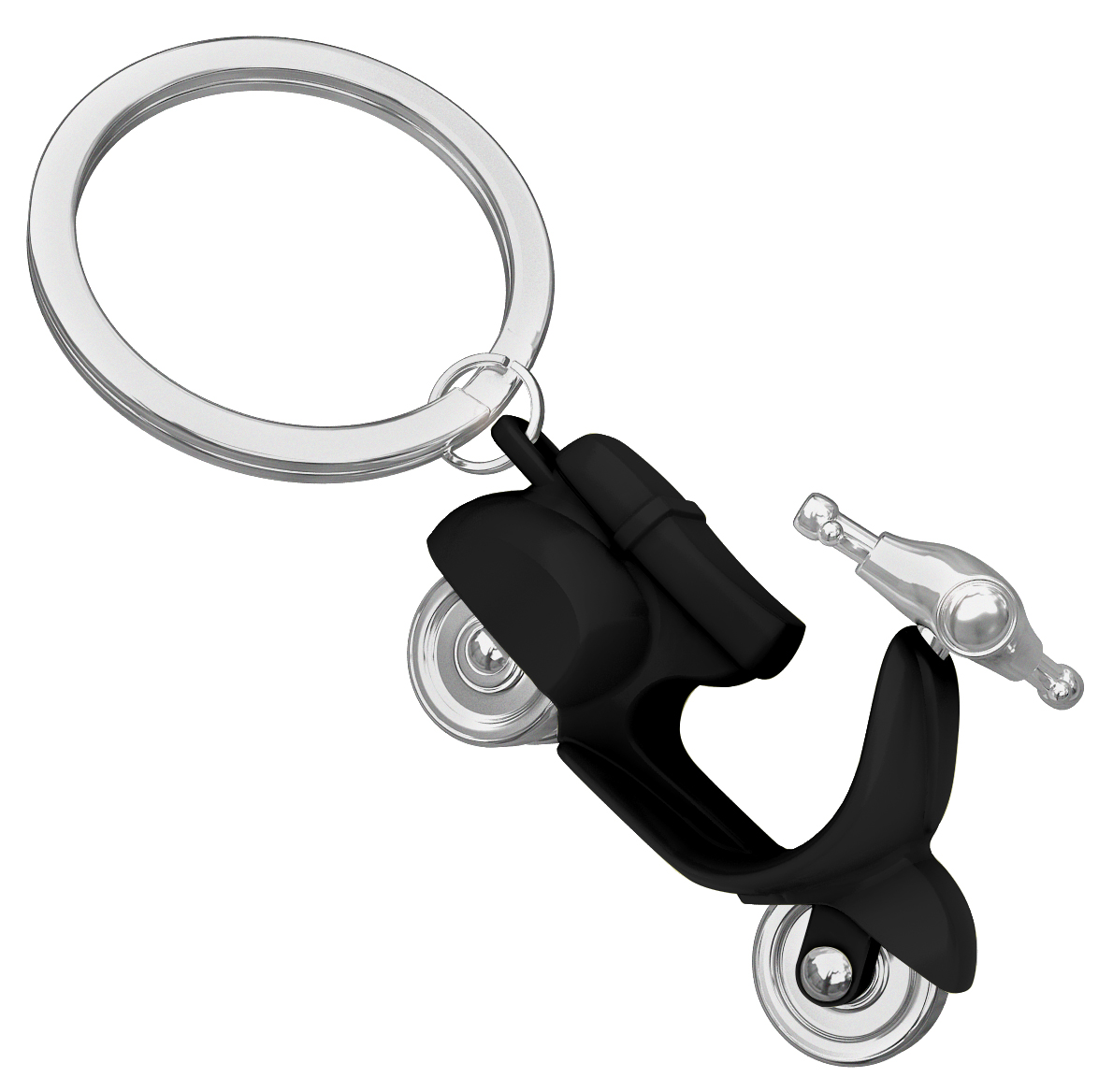 Nyckelring/Berlock Vespa, svart - 2