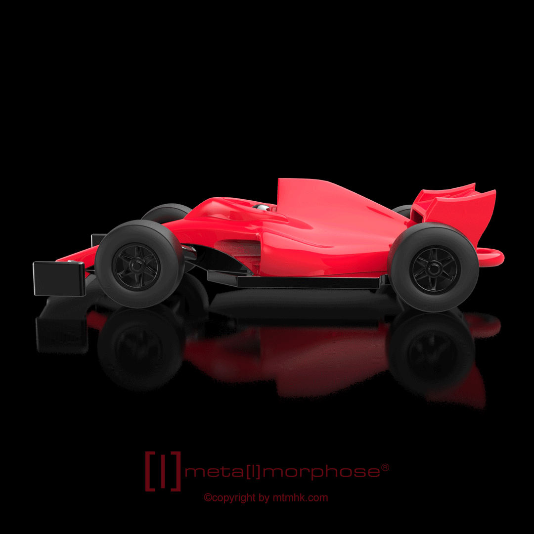 Nyckelring/Berlock Formel-1 bil, röd - 2
