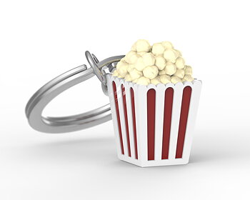 Nyckelring/Berlock Popcorn