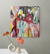 "Catch the rainbow", tavla akrylmålning orginal