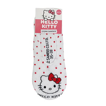Hello Kitty Dam Strumpor Låga Vita