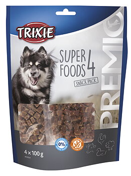 TRIXIE Premium Superfoods Koiran Herkut 4 x 100 g
