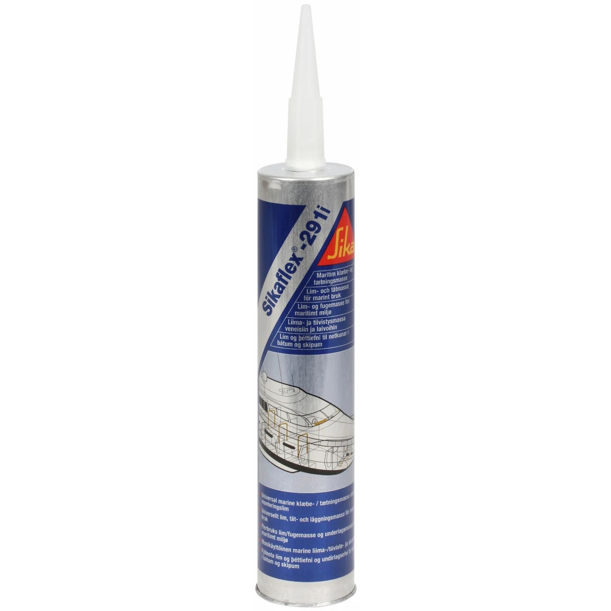 Lim/Fogmassa båt vit  300ml