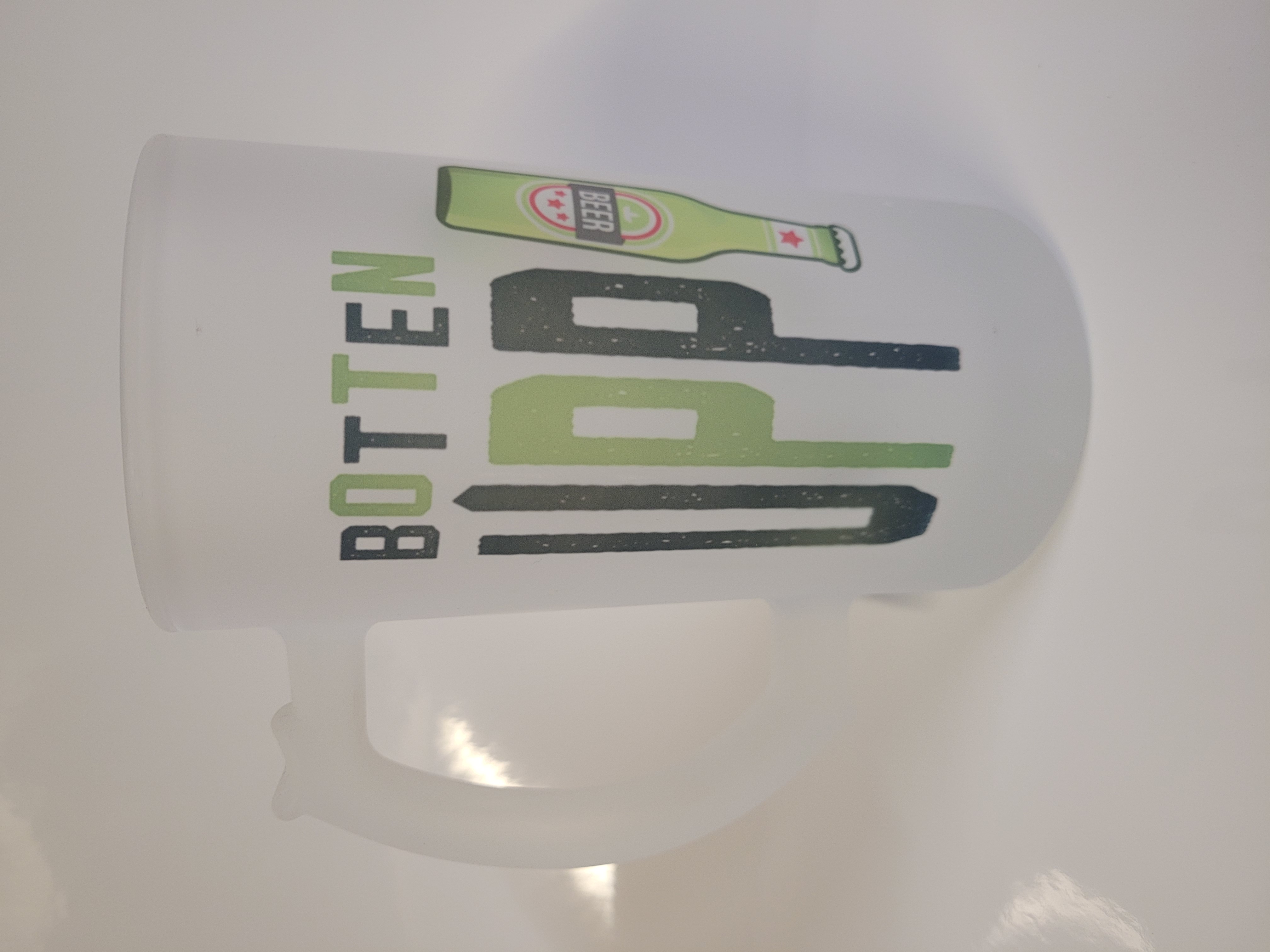 Ölglas - Botten upp