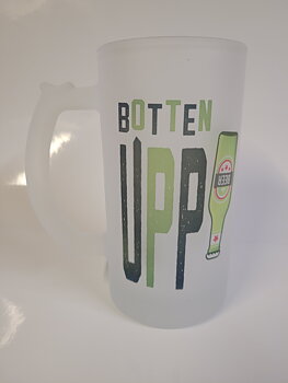 Ölglas - Botten upp