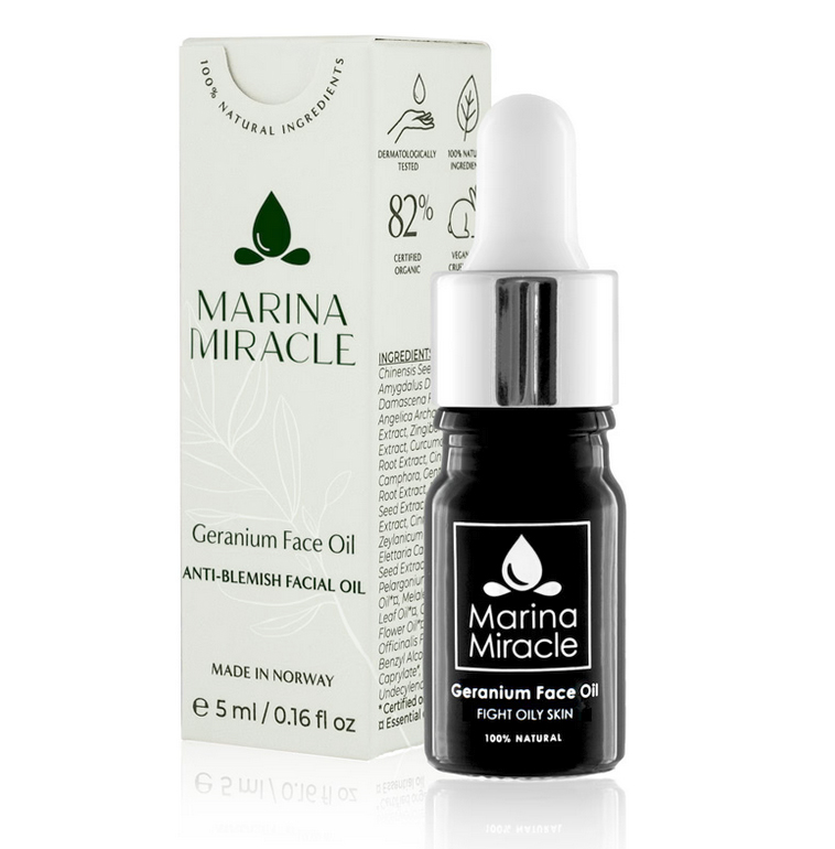 Ansiktsolja - Geranium Face Oil - 5 ml Marina Miracle