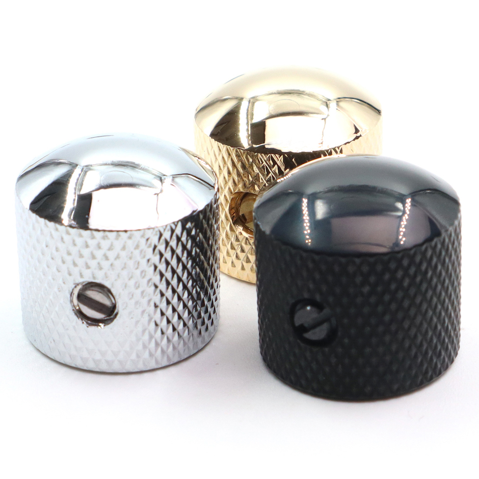 Metal Potentiometer Dome Knob (Set screw)