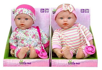 Little Me Docka Sara med Napp, 38 cm