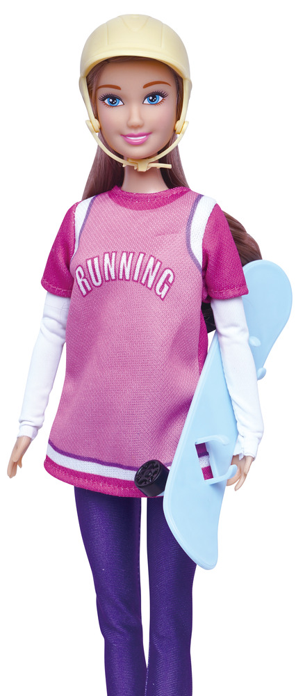 Anlily Docka med Snowboard - 5