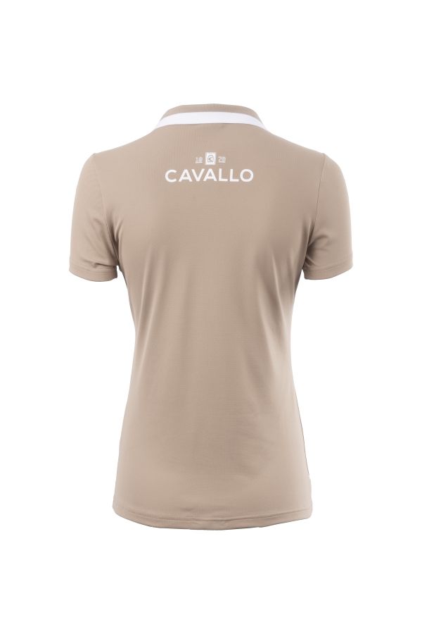 Cavallo polo shirt CavalFenia - Beige (Almond) - High quality