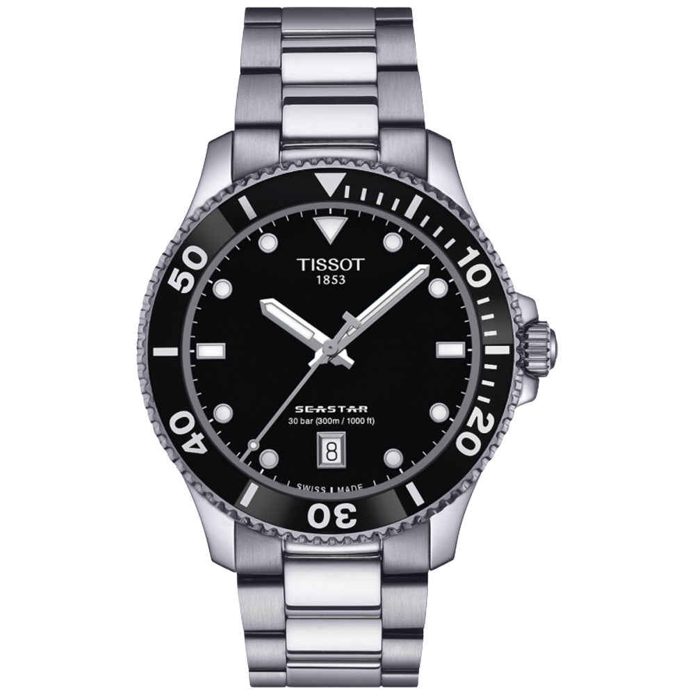 T120.410.11.051.00 Tissot Seastar 1000 40 svart