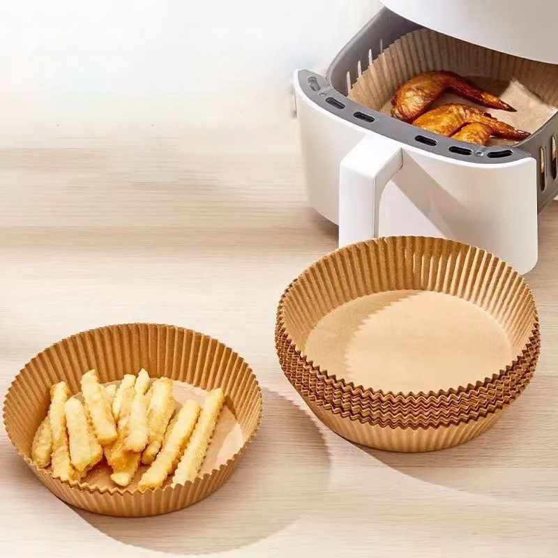 Air Fryer Papper - Brun 100-pack 16 cm - 4
