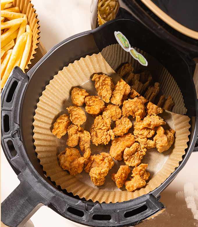 Air Fryer Papper - Brun 100-pack 16 cm - 2