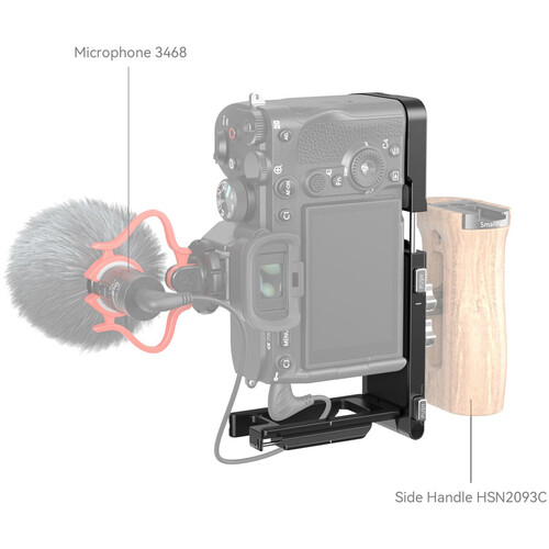SmallRig Foldable L-Shape Mount Plate for Sony Alpha 7R V / Alpha 7 IV / Alpha 7S III 3984 - 7