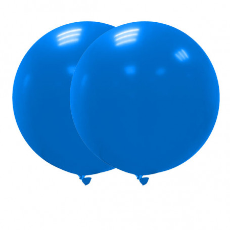 JÄTTEBALLONGER 90 CM MÖRKBLÅ - 2P