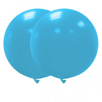 JÄTTEBALLONGER 90 CM LJUSBLÅ - 2P
