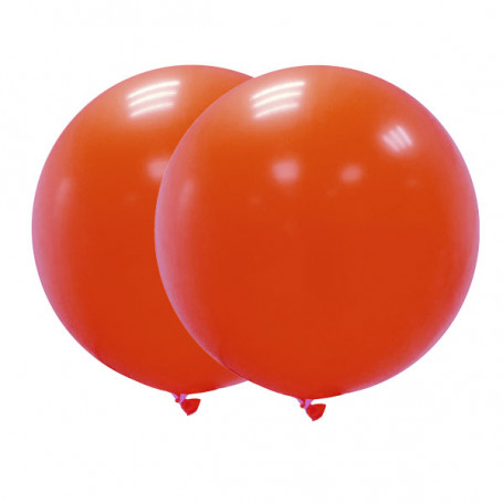 JÄTTEBALLONGER RÖDA 90 CM- 2P