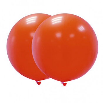 JÄTTEBALLONGER RÖDA 90 CM- 2P