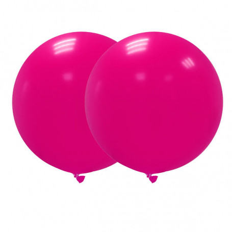 JÄTTEBALLONGER 90 CM FUCHSIA - 2P