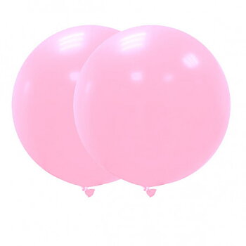 JÄTTEBALLONGER 90 CM ROSA - 2P