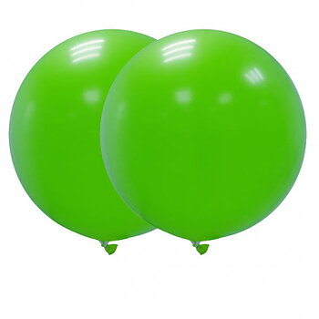 JÄTTEBALLONGER 90 CM GRÖNA - 2P
