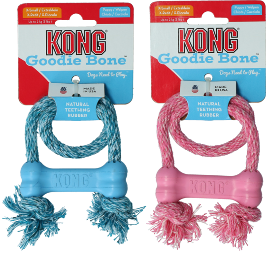 KONG Puppy - Goodie Bone med Rep XS