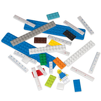 LEGO Stationary Byggbar Linjal med Figur