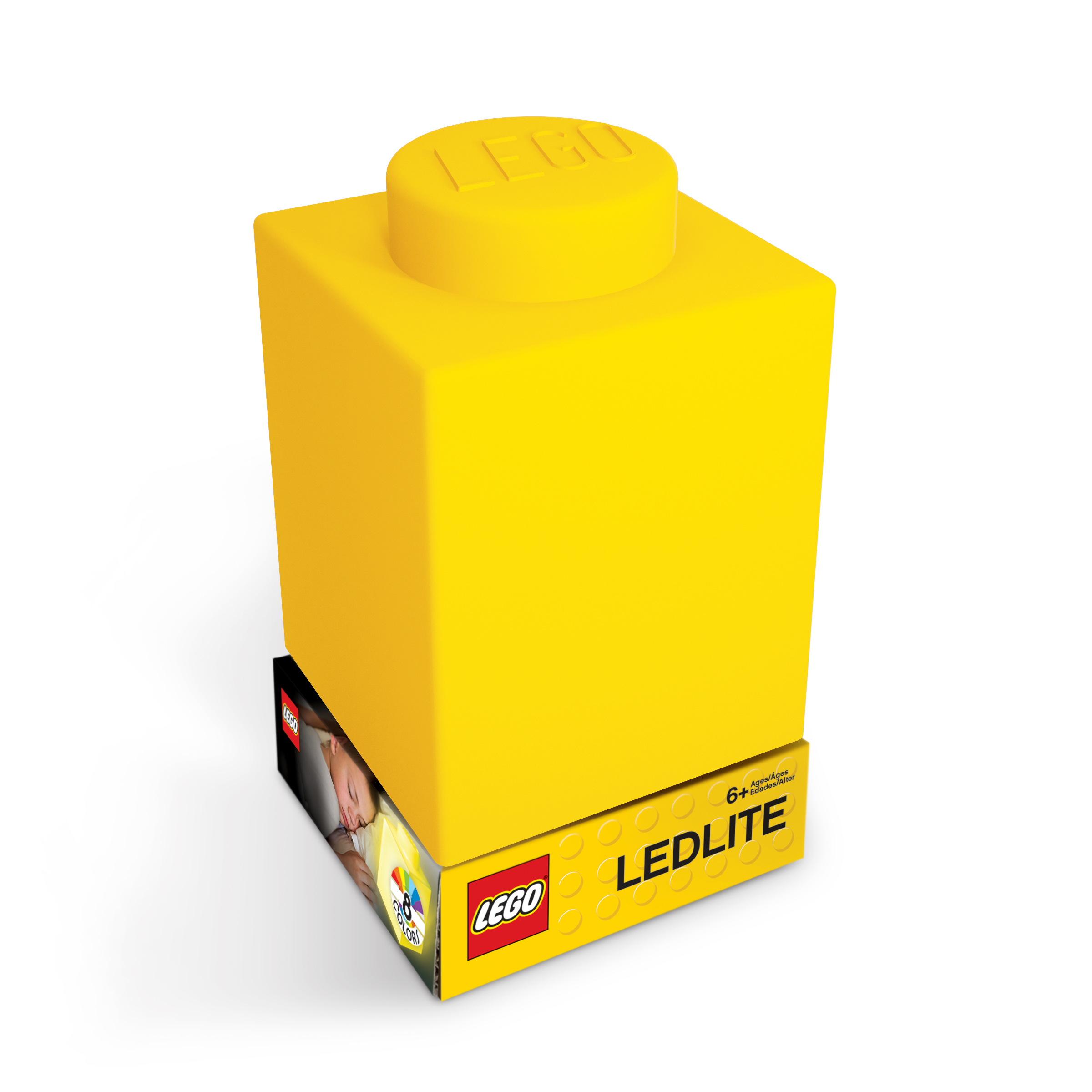 LEGO Iconic Nattlampa Legokloss, Gul