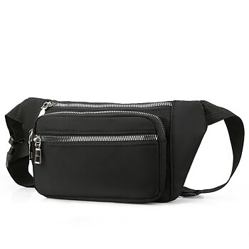 Waist Bag Nylon - 3 Compartments
